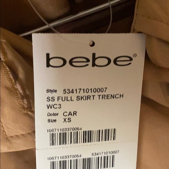 Bebe trench dress/jacket - Picture 8 of 8